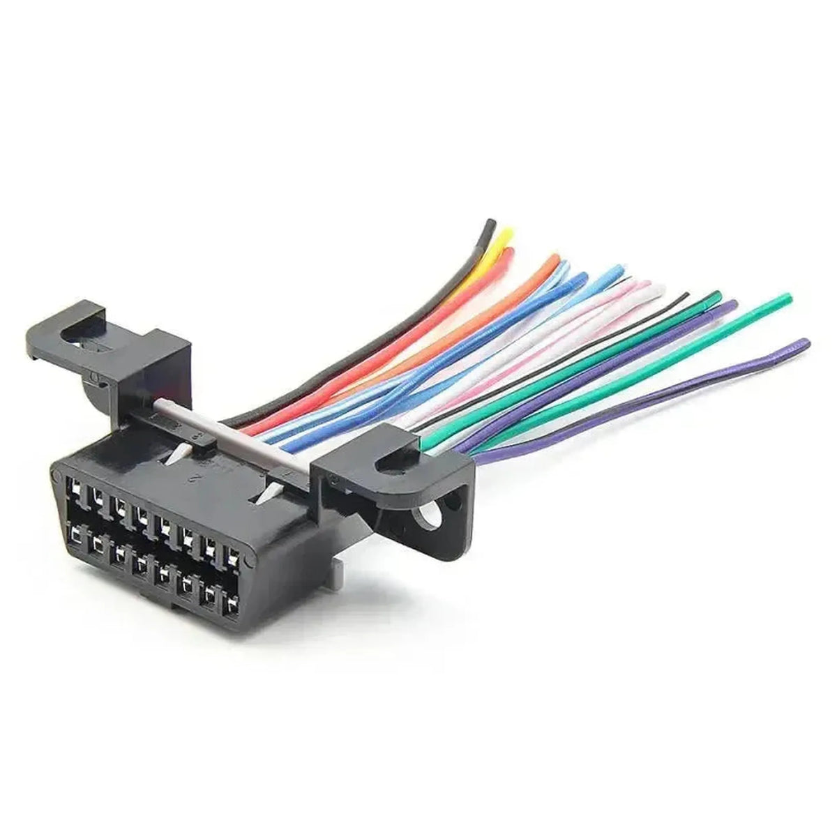 16-pinowy port OBD2 (gniazdo) z 16 otwartymi przewodami końcowymi (10 cm) | Akcesoria