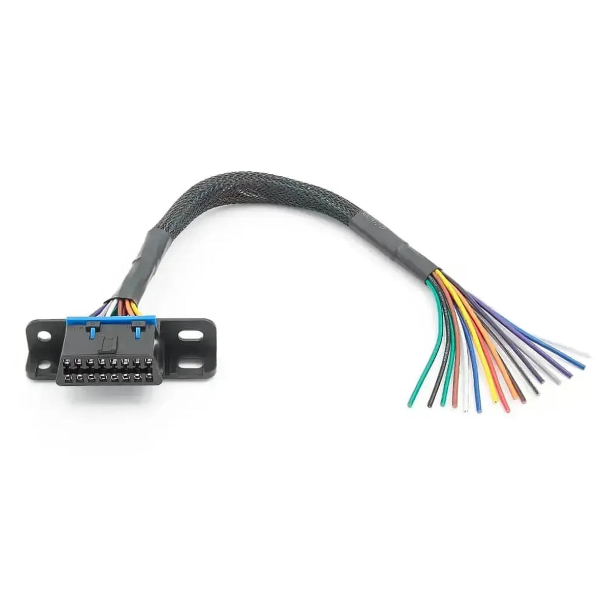 16-pinowe gniazdo OBD2 (żeńskie) z 16 otwartymi przewodami końcowymi (30 cm) | Akcesoria