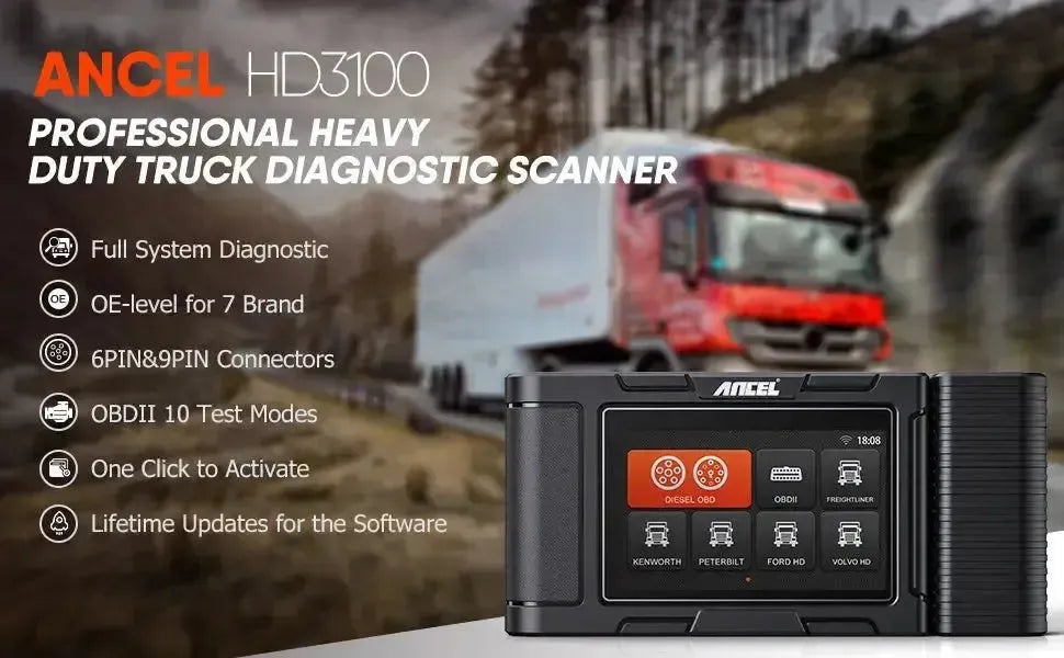 Ancel HD3100 Ciężarówka Tester diagnostyczny