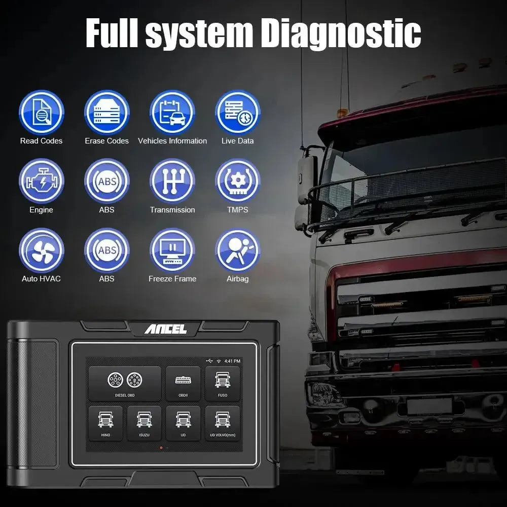 Ancel HD3200 Ciężarówka Tester diagnostyczny