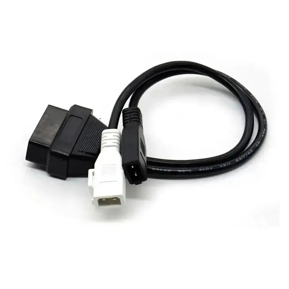 Kabel przejściowy Audi/Seat/Skoda/Volkswagen 2+2-pins OBD1 – 16-pins OBD2 | Samochody osobowe