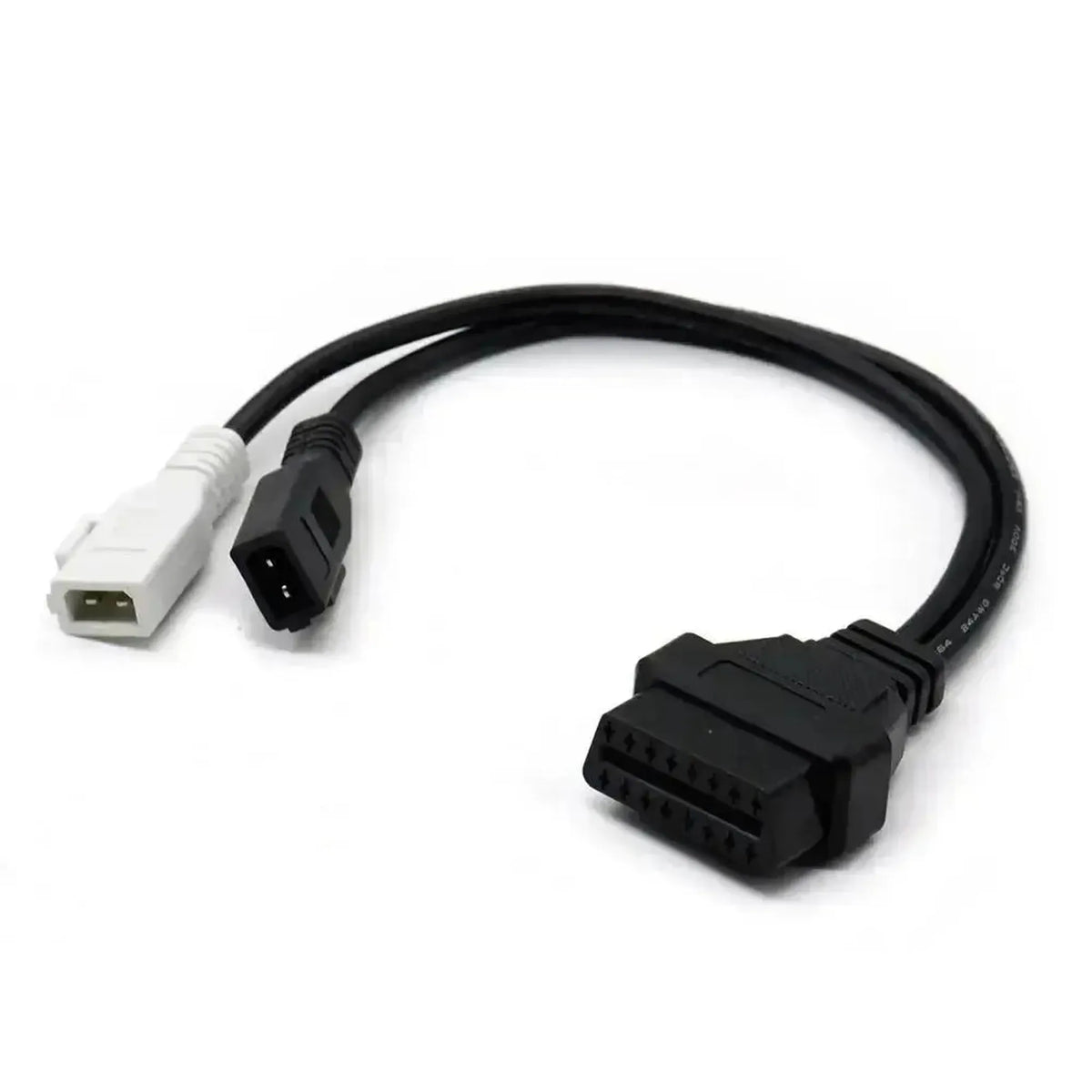Kabel przejściowy Audi/Seat/Skoda/Volkswagen 2+2-pins OBD1 – 16-pins OBD2 | Samochody osobowe