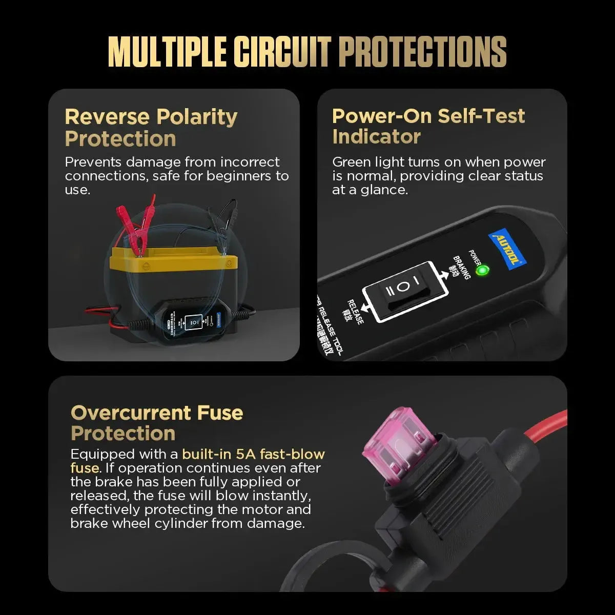 Autool BT10 | Elektroniczne narzędzie do odblokowywania hamulca postojowego