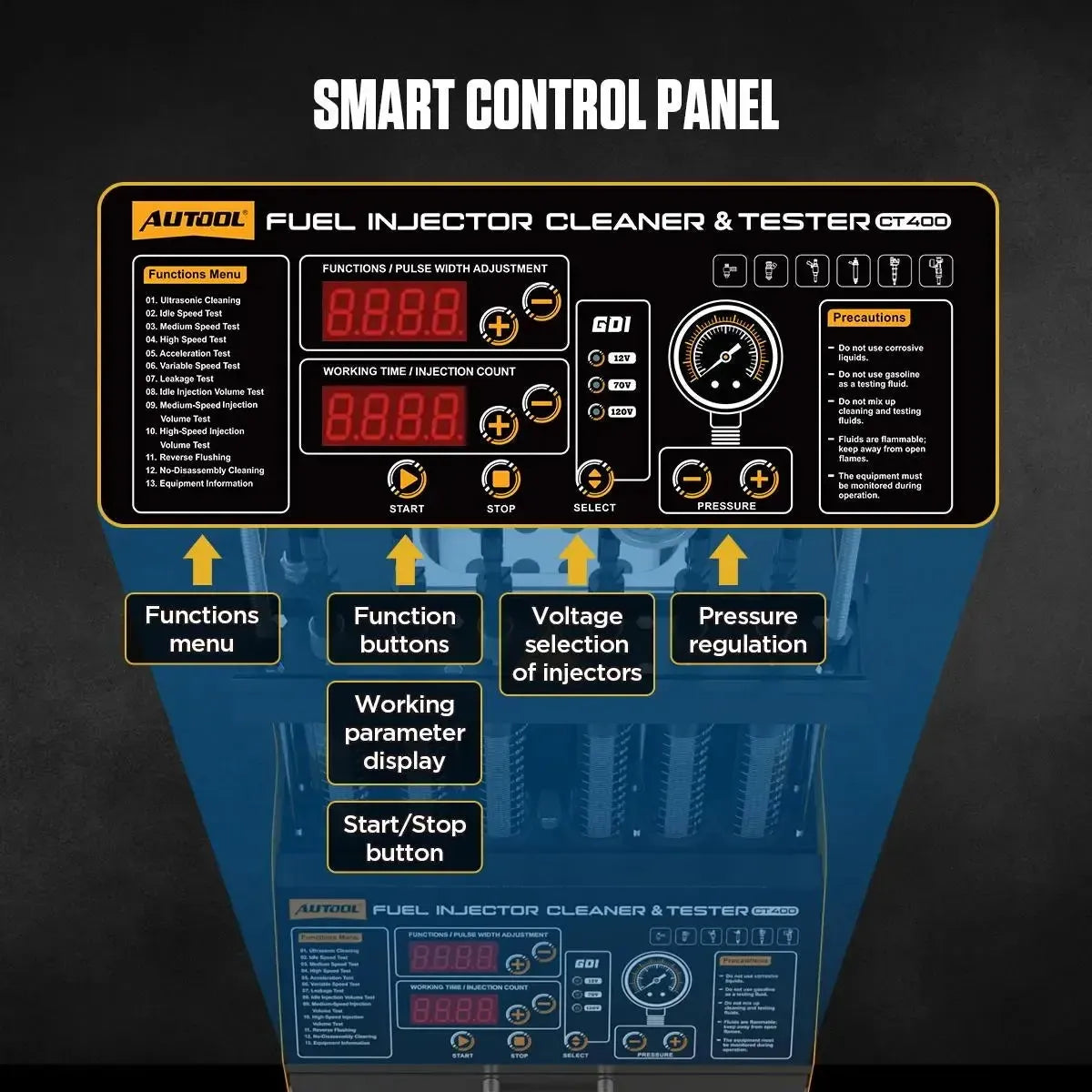 Autool CT400 | Tester wtryskiwaczy