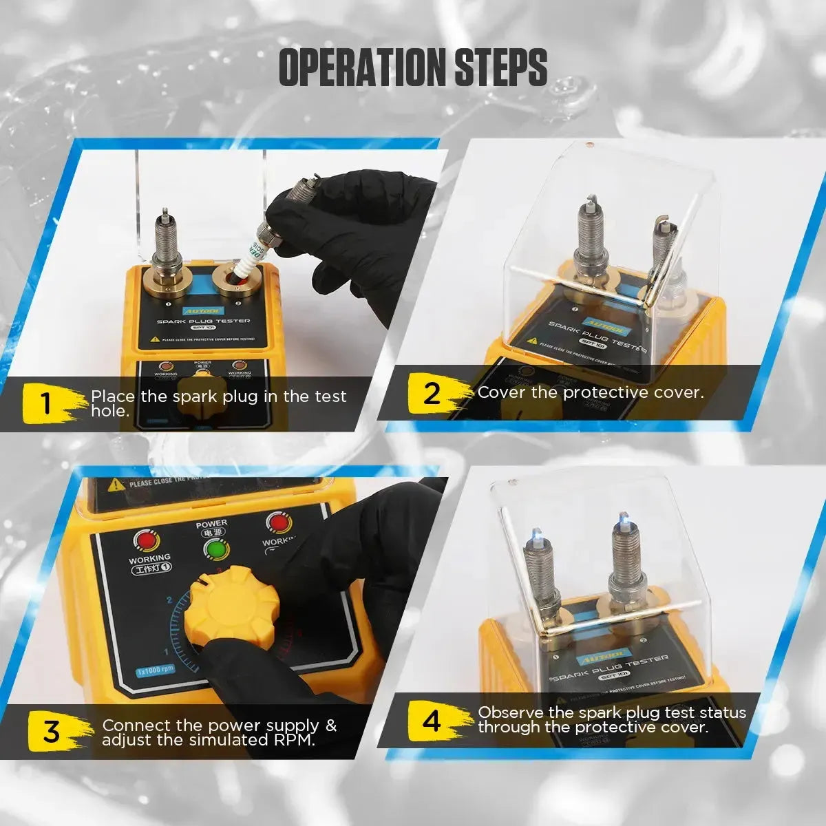 Autool SPT101 | Tester świec zapłonowych