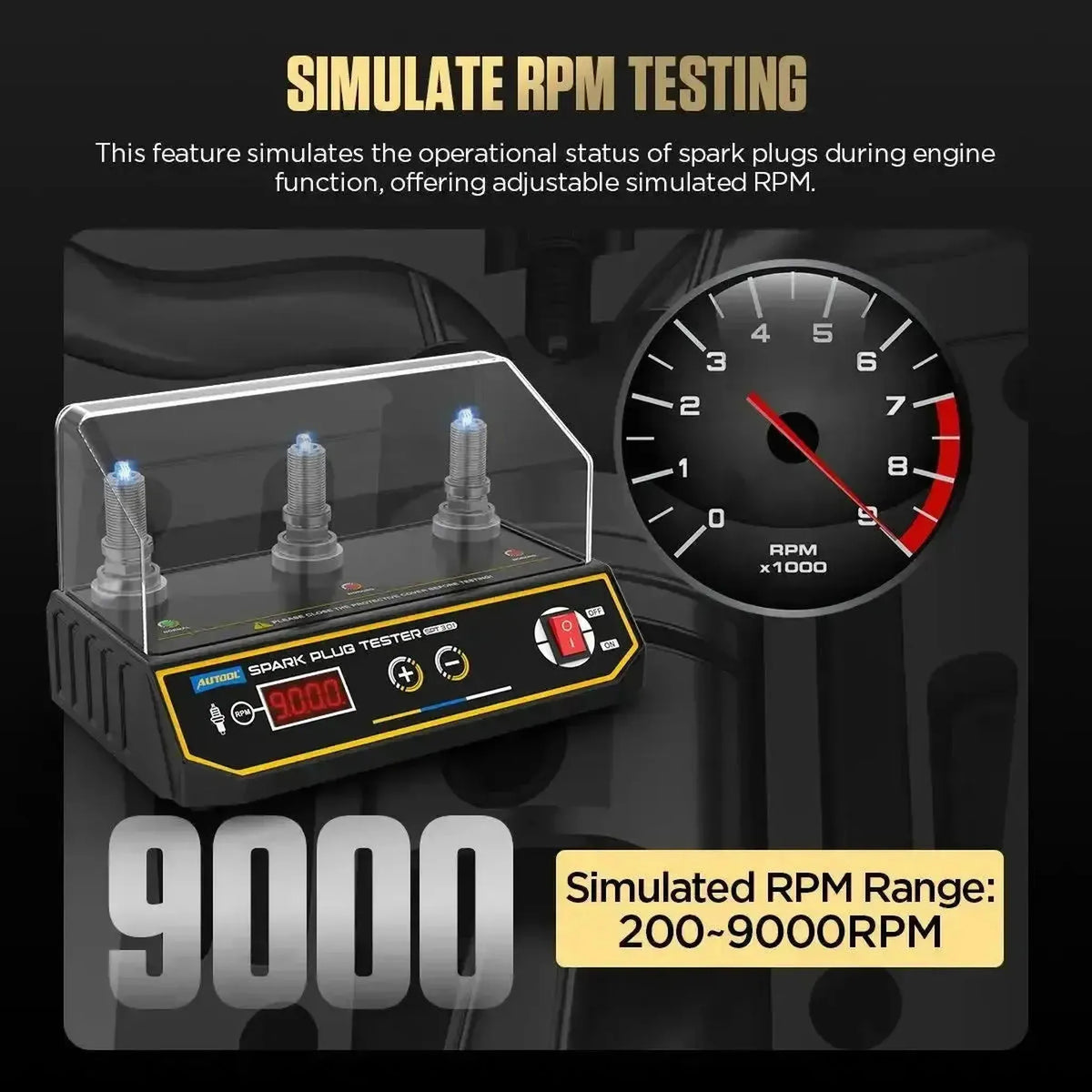 Autool SPT301 | Tester świec zapłonowych