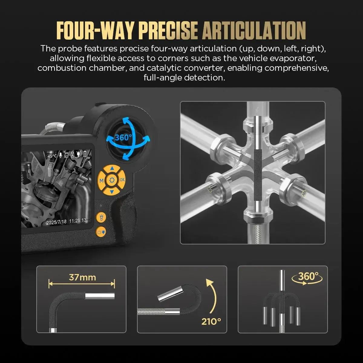 Autool SVB408 | Kamera inspekcyjna (3.9 mm)