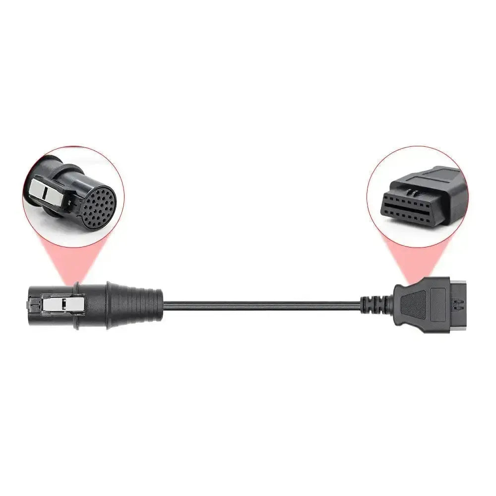 Iveco 30-pins OBD1 – 16-pins OBD2 Kabel adapter | Ciężarówka