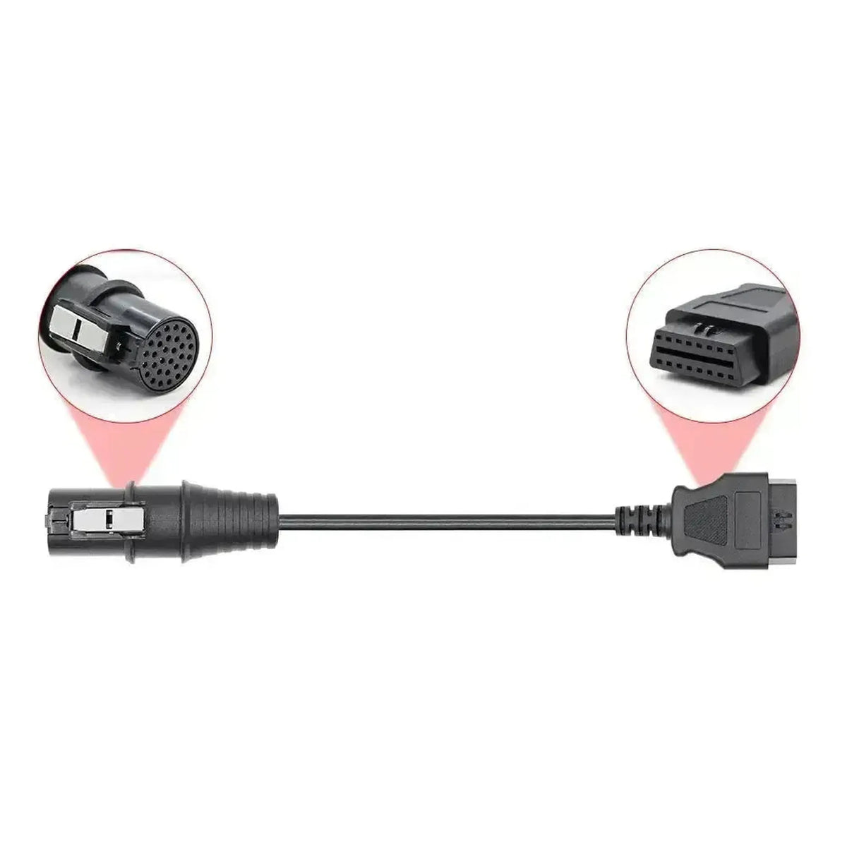 Kabel przejściowy Iveco 30-pin OBD1 – 16-pin OBD2 | Ciężarówka