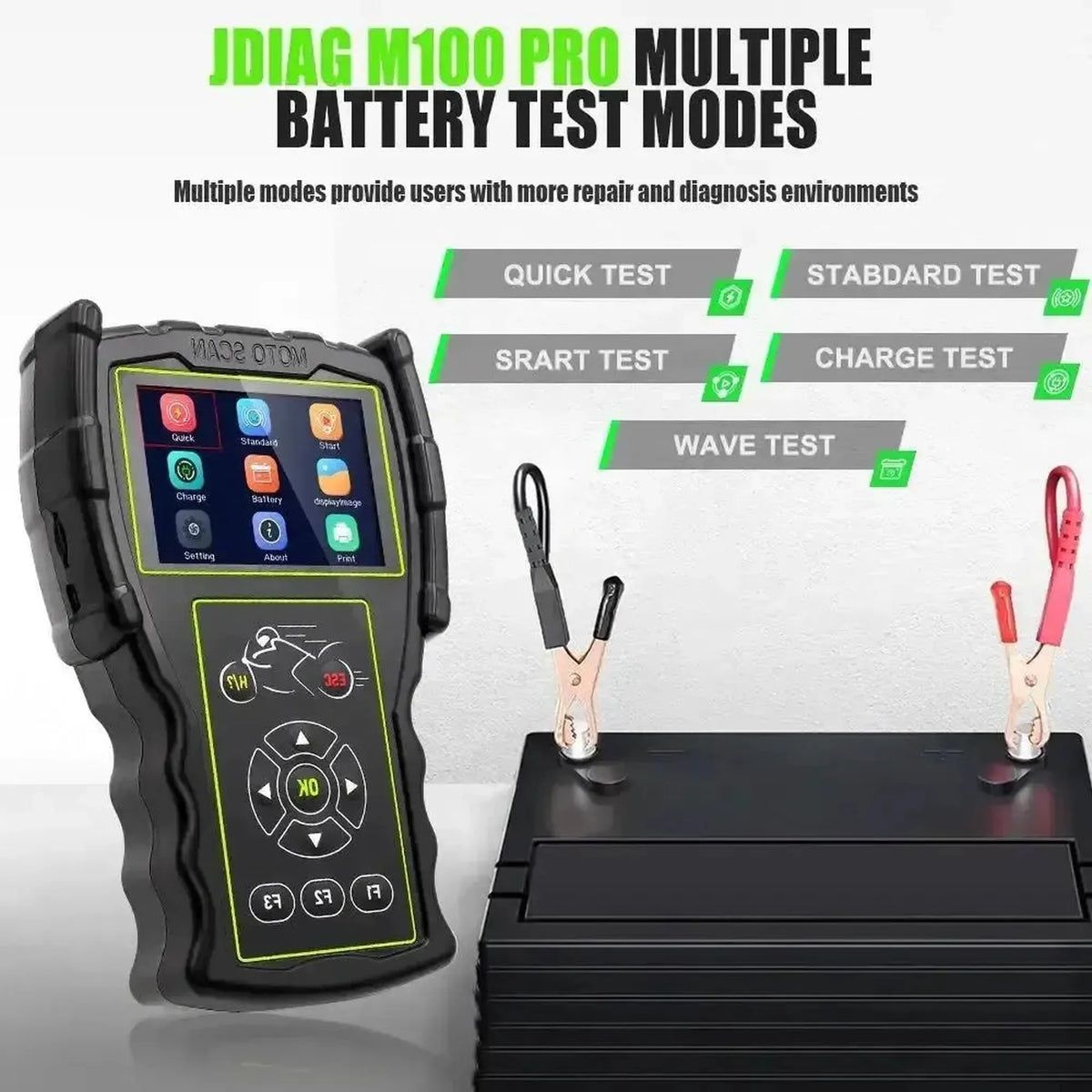 JDiag M100 Pro Full Motorfiets Uitleesapparaat