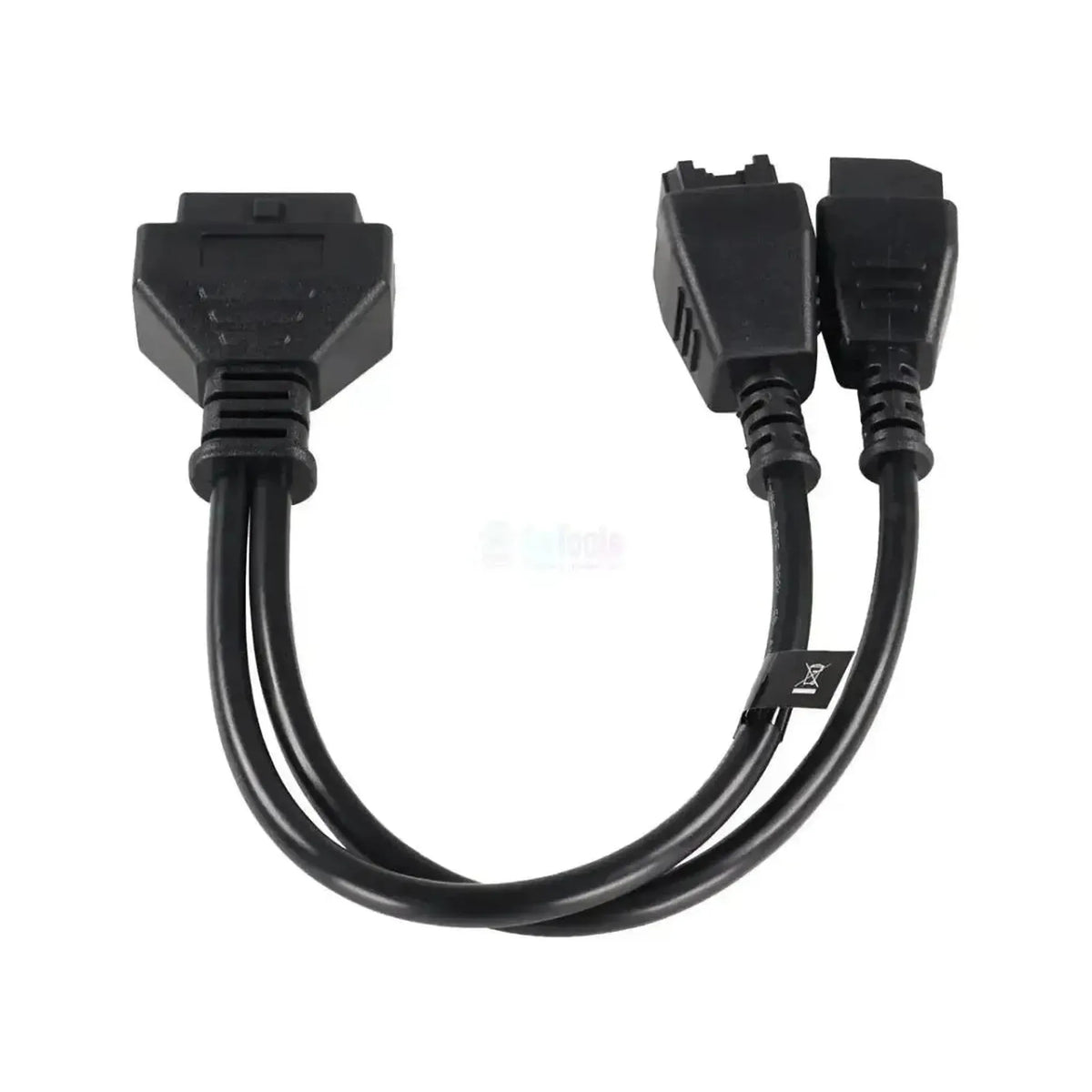 Jaltest (JDC406A) | FCA (SGW) 12+8-pins OBD - 16-pins OBD2 kabel adapter | Auto