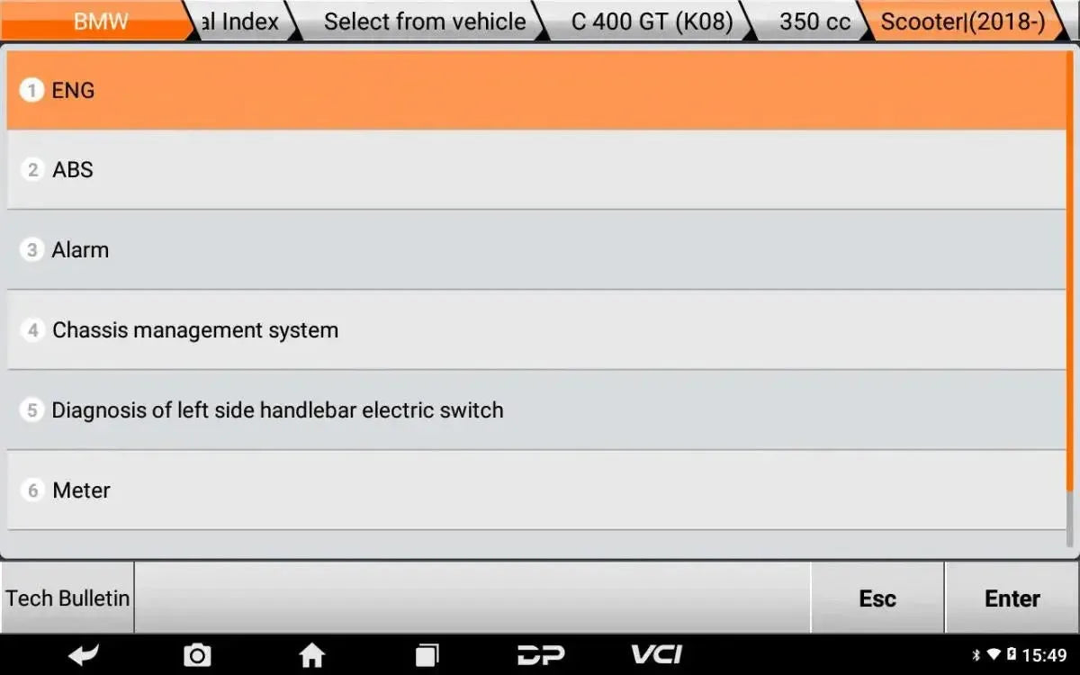 OBDSTAR IScan BMW | Tester diagnostyczny | Motocykl