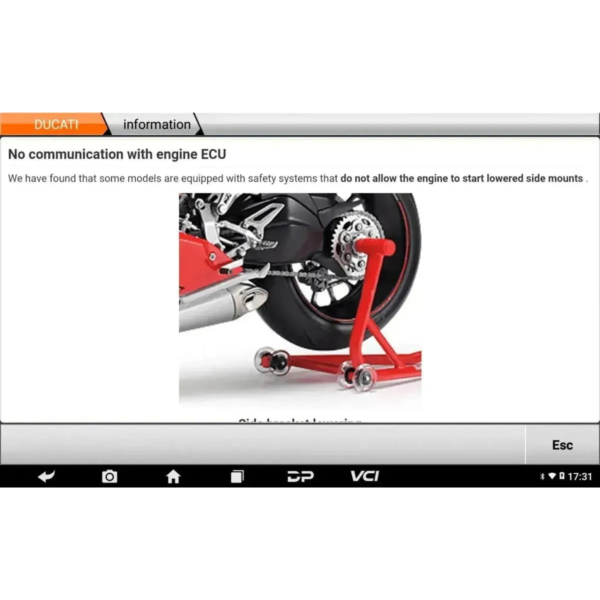 OBDSTAR IScan Ducati | Urządzenie diagnostyczne | Motocykl