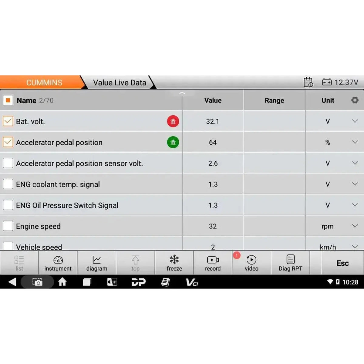 OBDSTAR IScan Pro Cummins (Marine) | Tester diagnostyczny | Motorówka