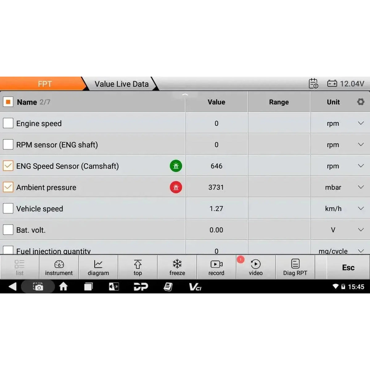 OBDSTAR IScan Pro FPT (Marine) | Urządzenie diagnostyczne | Łódź motorowa
