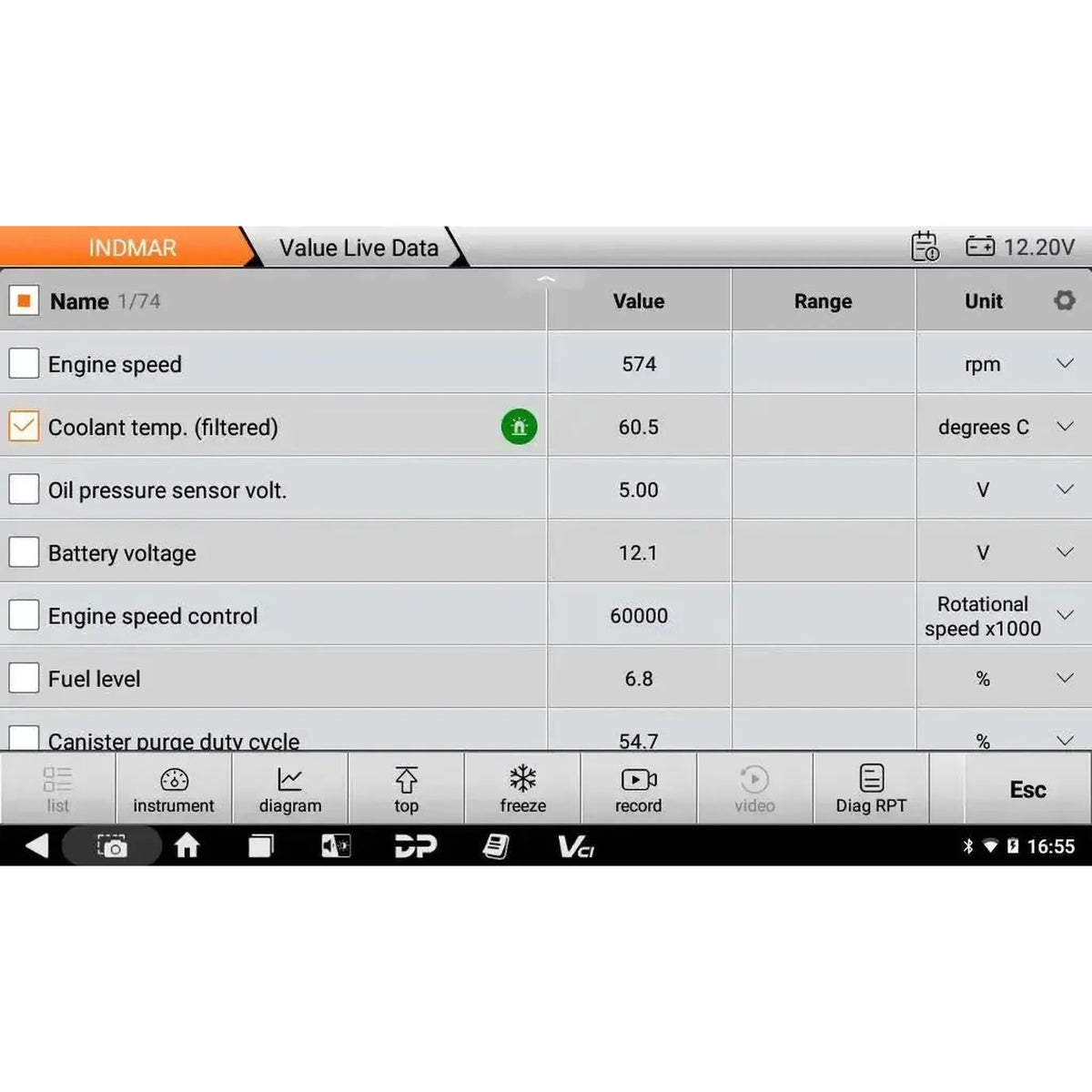 OBDSTAR IScan Pro Indmar (Marine) | Tester diagnostyczny | Łódź motorowa