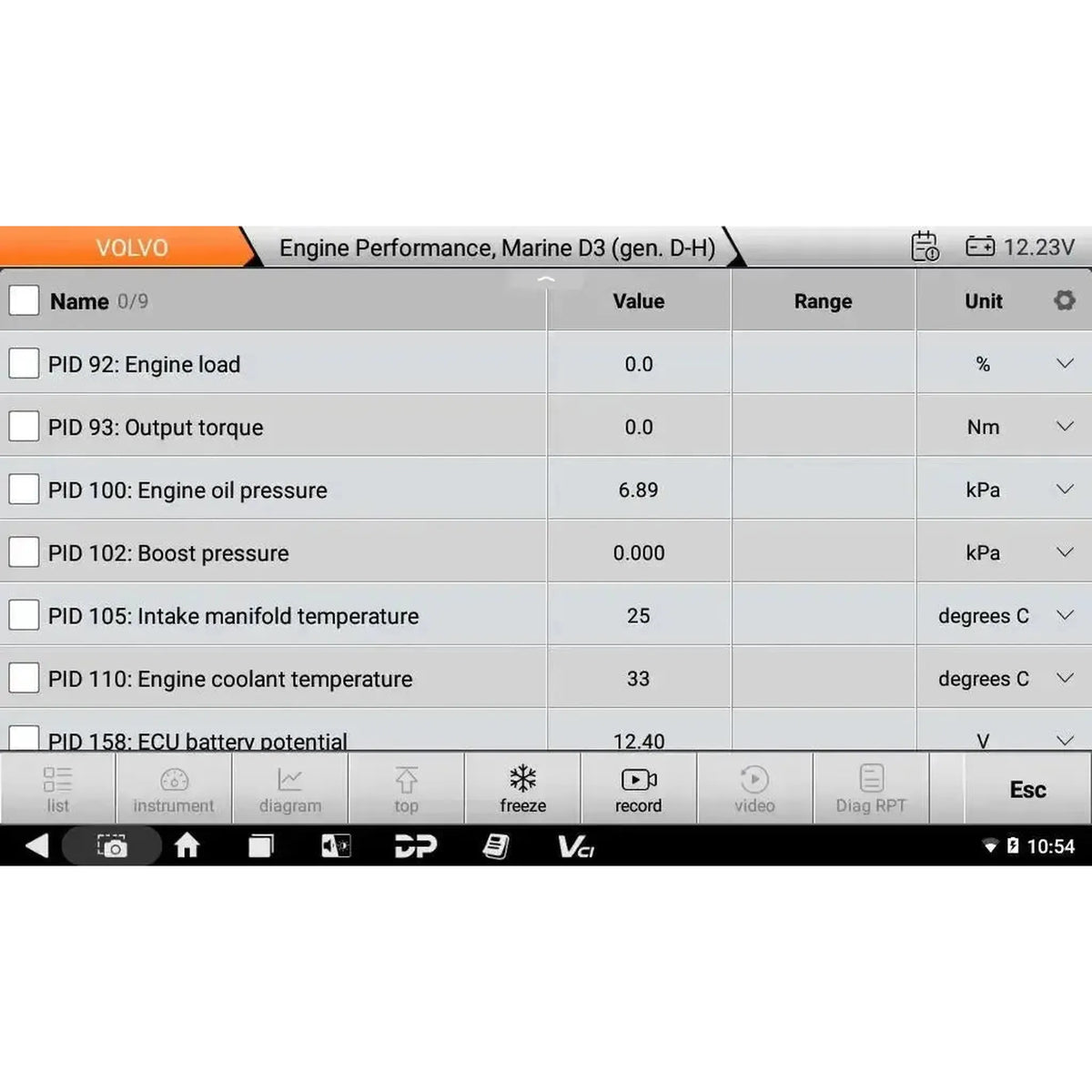 OBDSTAR IScan Pro Volvo (Marine) | Urządzenie diagnostyczne | Motorówka