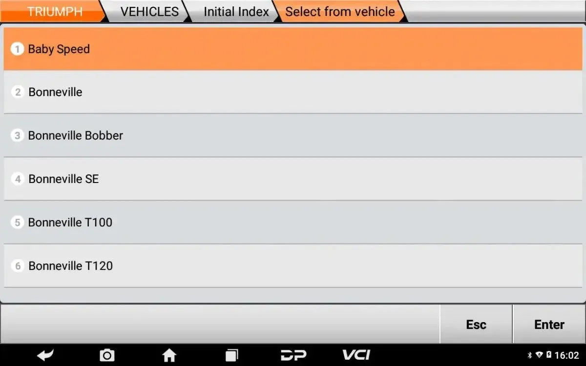 OBDSTAR IScan Triumph | Tester diagnostyczny | Motocykl