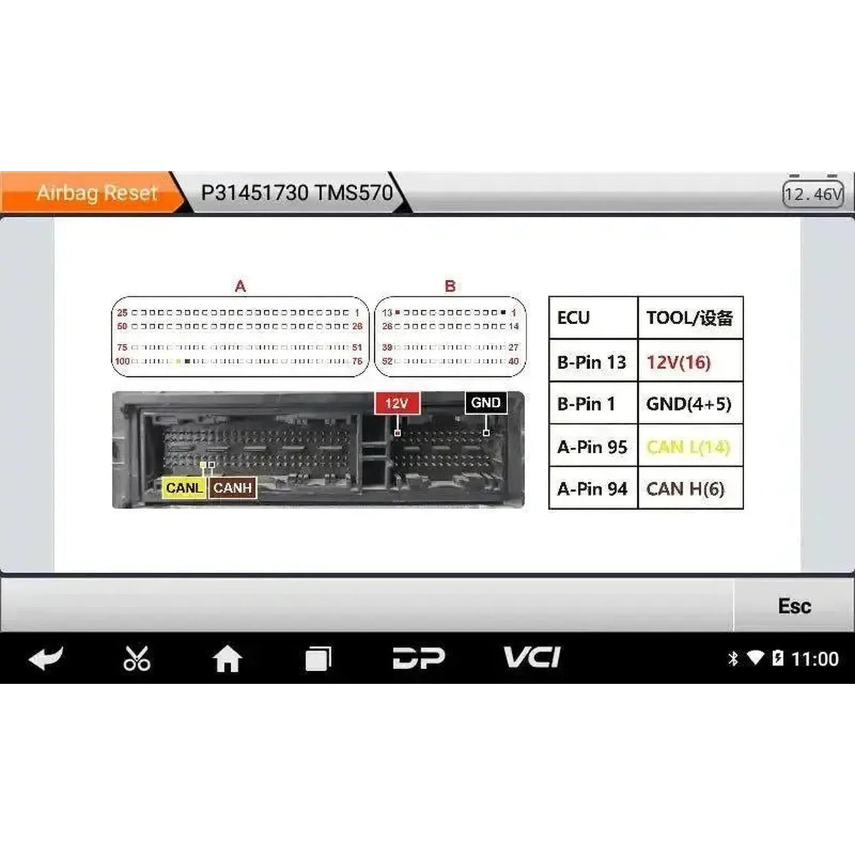 OBDSTAR P50 | Programator Danych Zderzenia