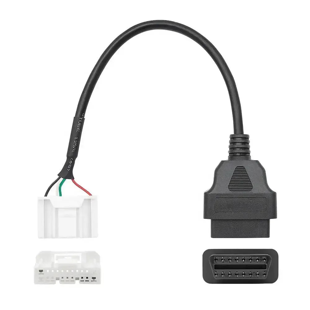 AsTools Tesla 20 Pins OBD - 16 Pins OBD2 Verloopkabel Personenauto
