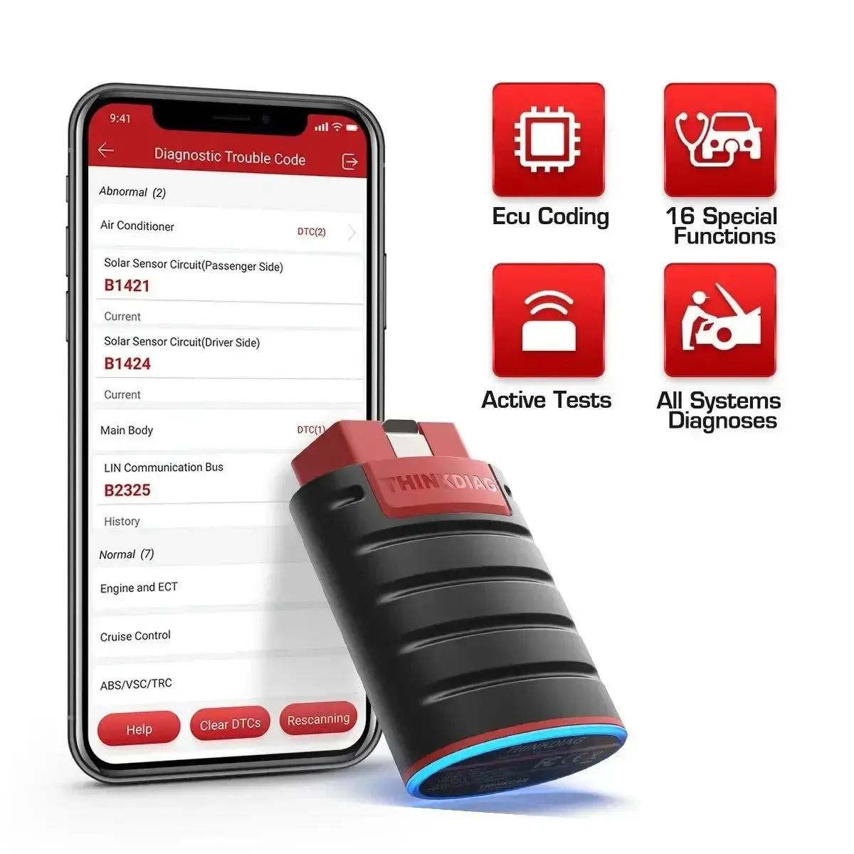 Thinkcar Thinkdiag | Tester diagnostyczny | Samochód