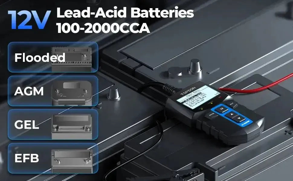 Topdon BT100W | Tester akumulatora