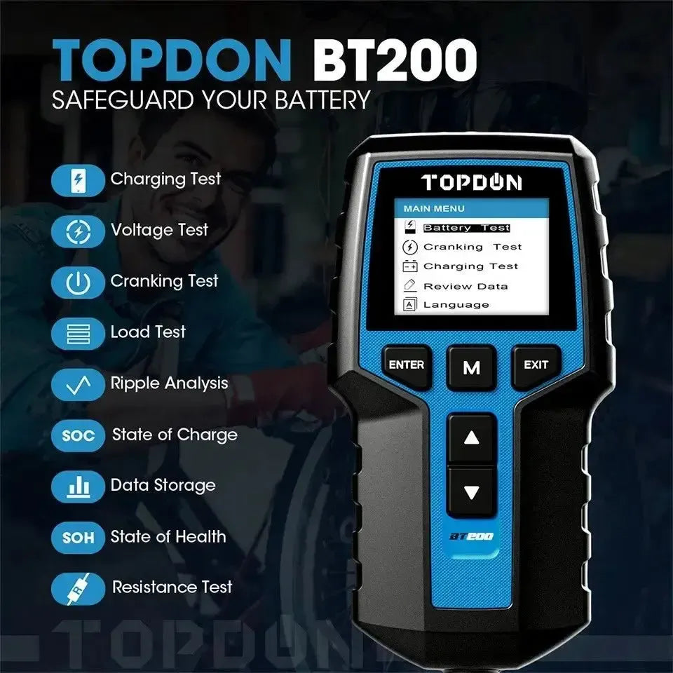 Topdon BT200 | Tester akumulatora