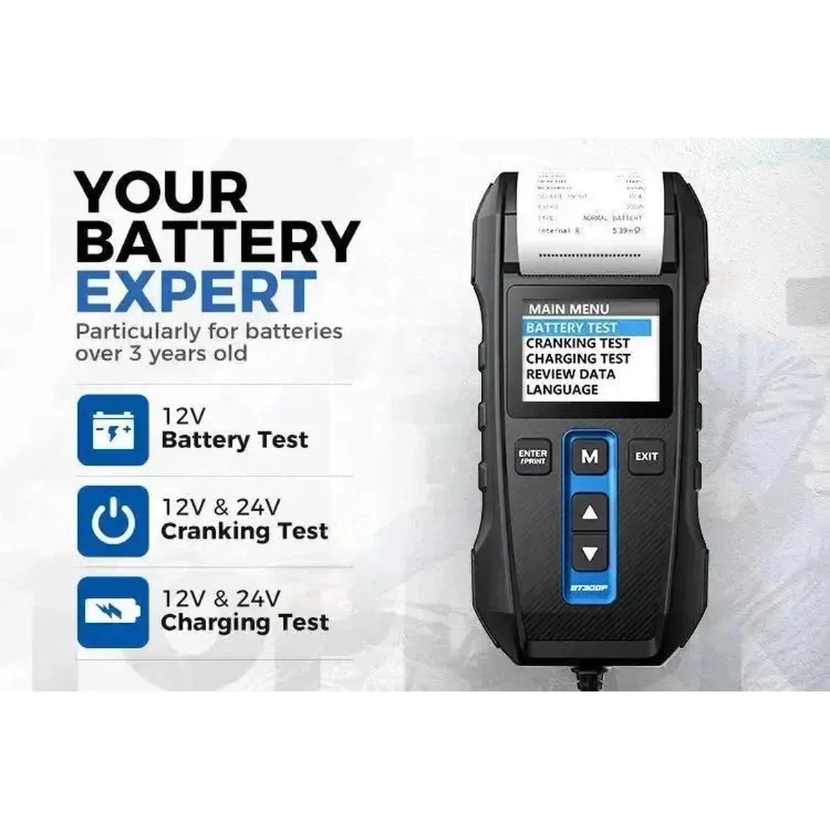 Topdon BT300P | Tester akumulatora