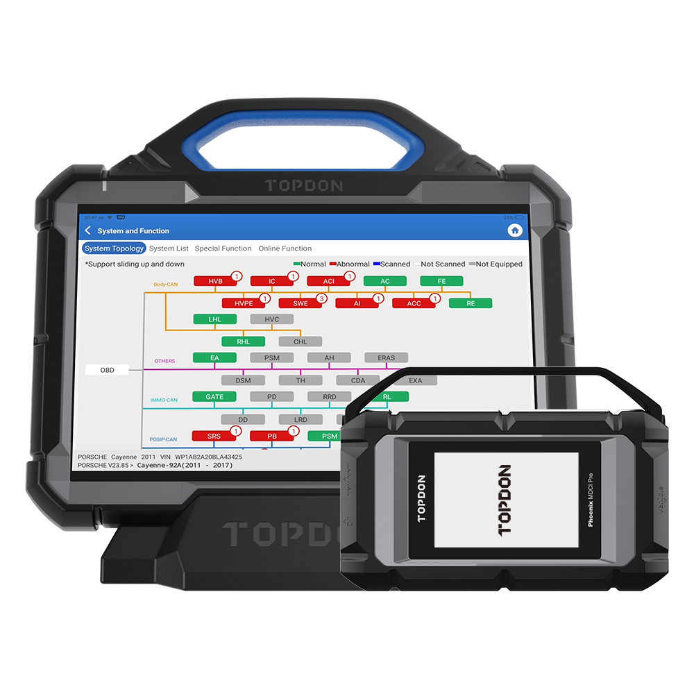 Topdon Phoenix Max | Tester diagnostyczny | Samochód