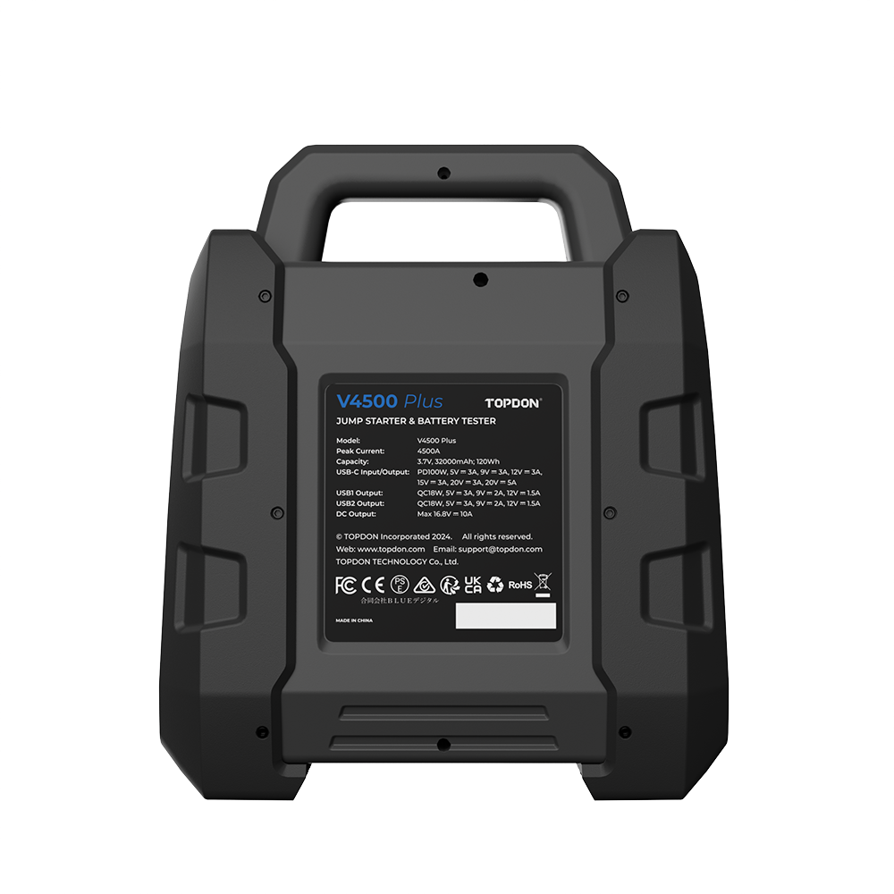 Topdon V4500 Plus | Prostownik rozruchowy