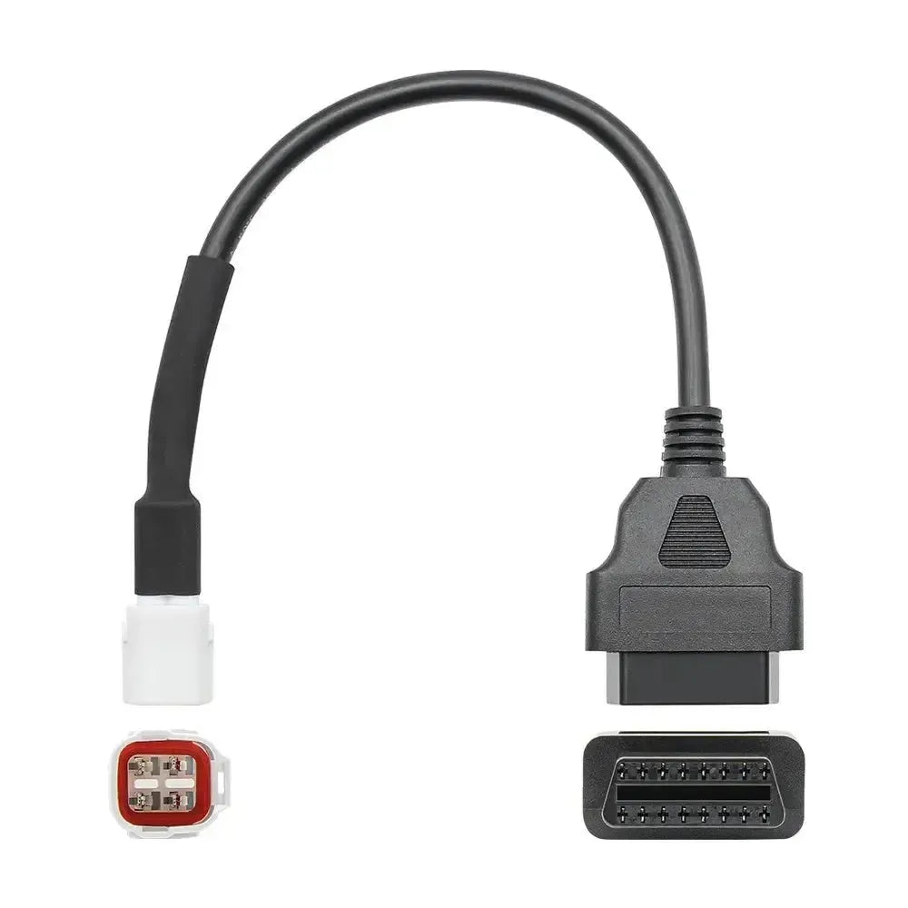 Yamaha 4-pins OBD – 16-pins OBD2 Kabel adapter | Motocykl