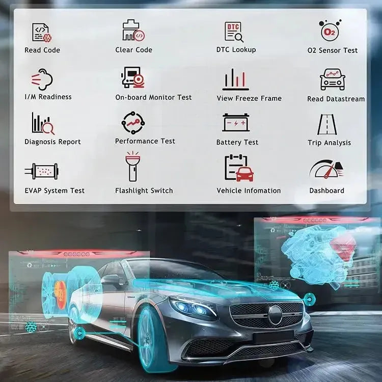 Ancel BD200 Samochód Foutcodelezer