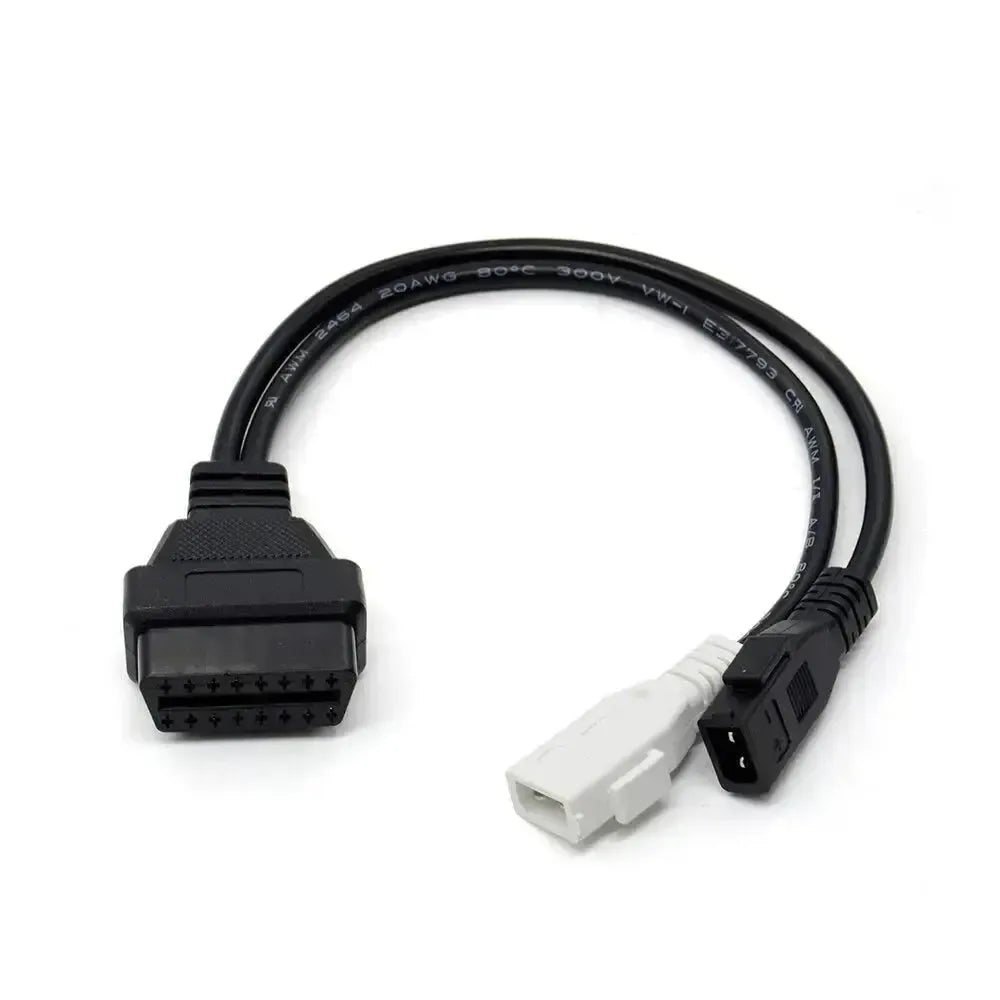 Audi/Seat/Skoda/Volkswagen 2+2-pinowy OBD1 – 16-pinowy OBD2 Kabel adapter | Samochód osobowy