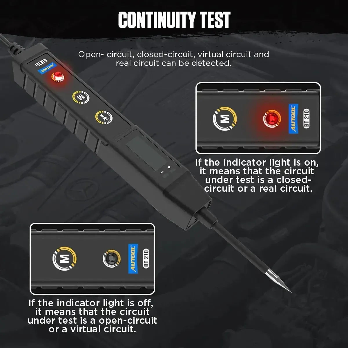 Autool BT210 | Tester obwodów