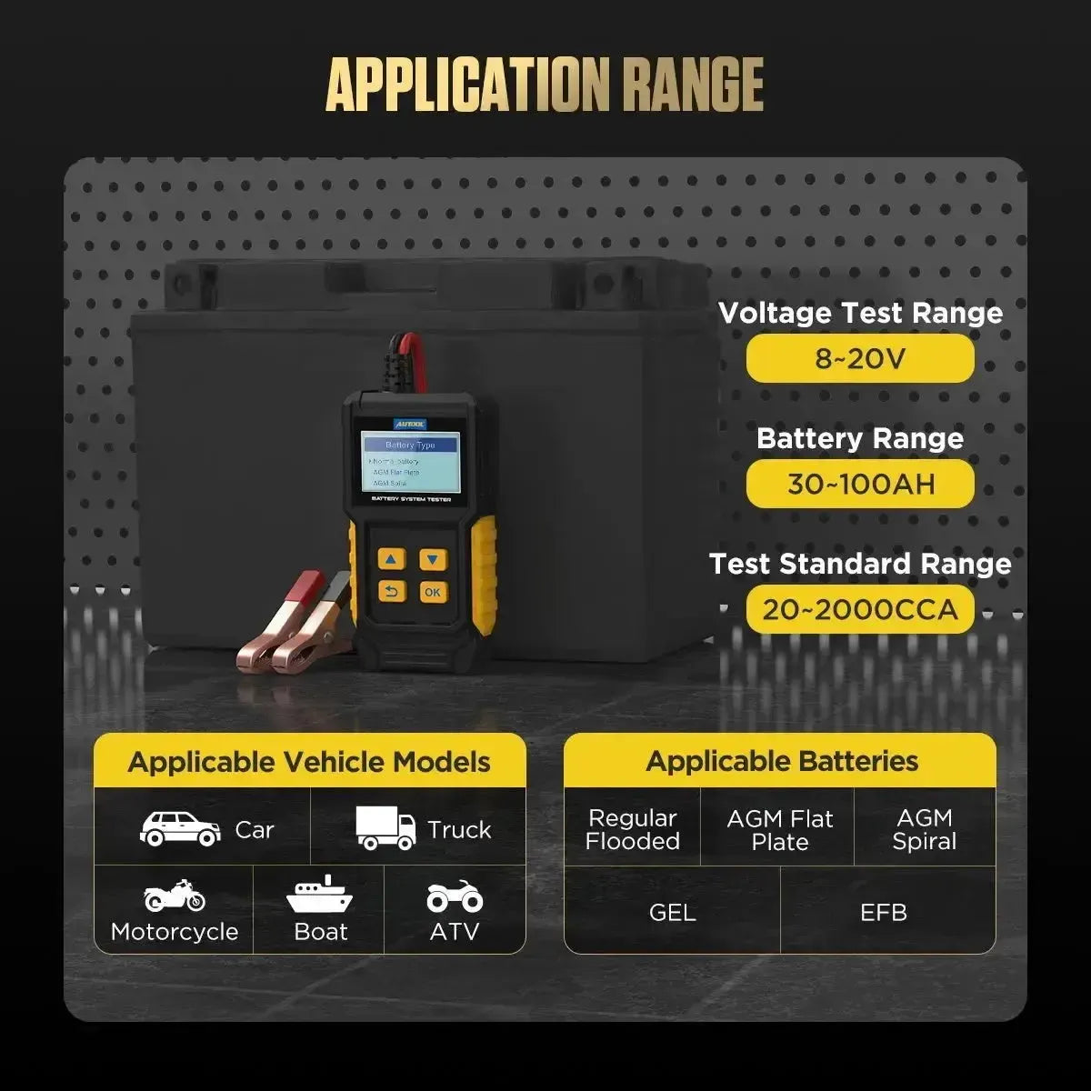 Autool BT360 | Tester akumulatora