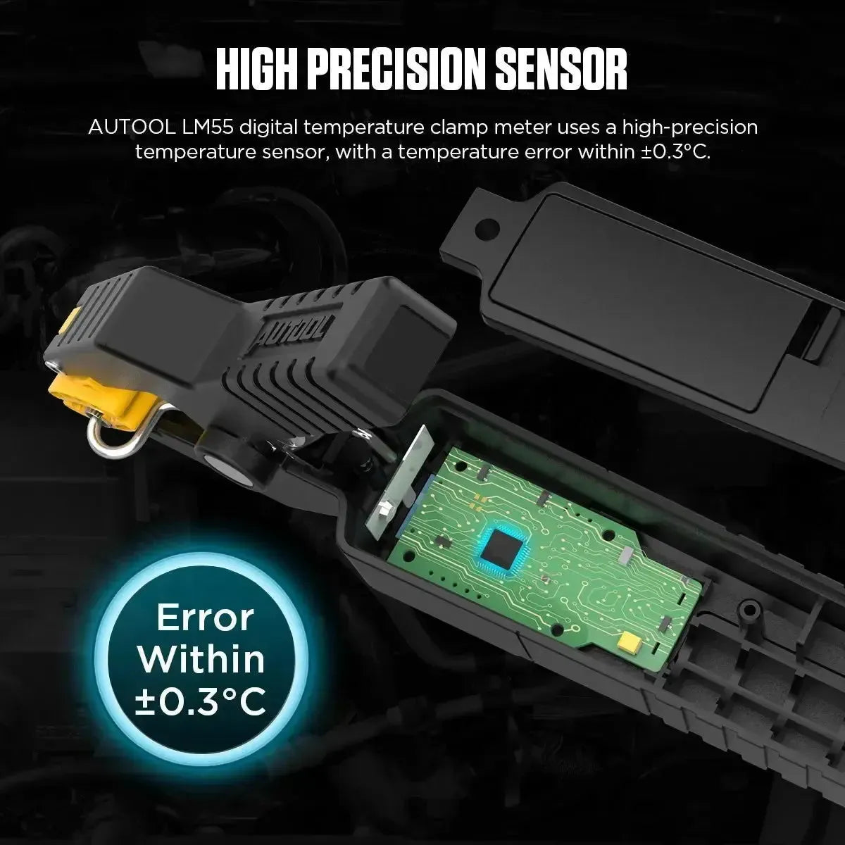 Autool LM55 | Zacisk temperatury HVAC | Akcesoria