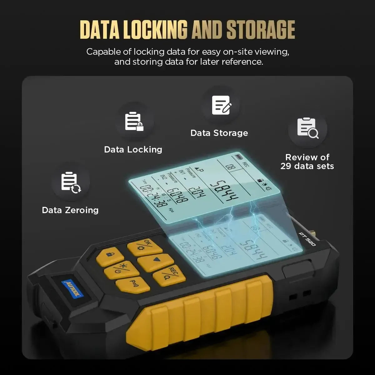 Autool PT520 | Tester ciśnienia powietrza