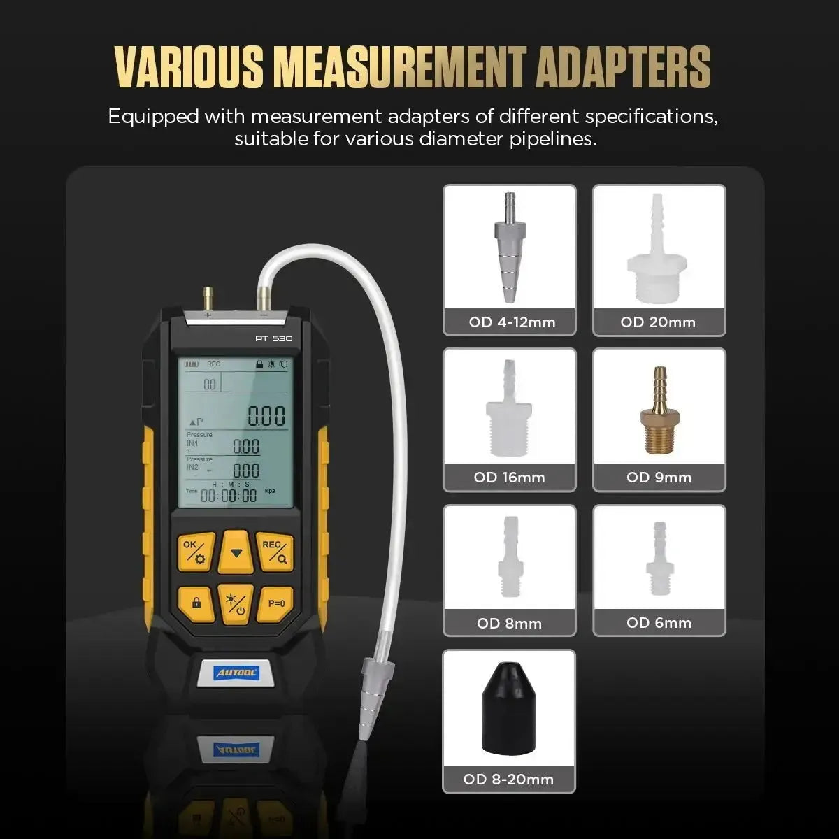 Autool PT530 | Tester ciśnienia powietrza
