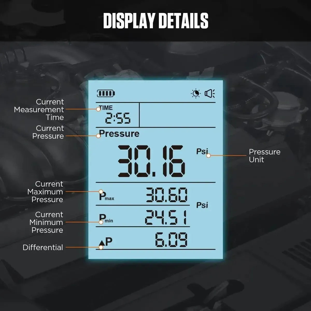 Autool PT620 | Tester ciśnienia oleju