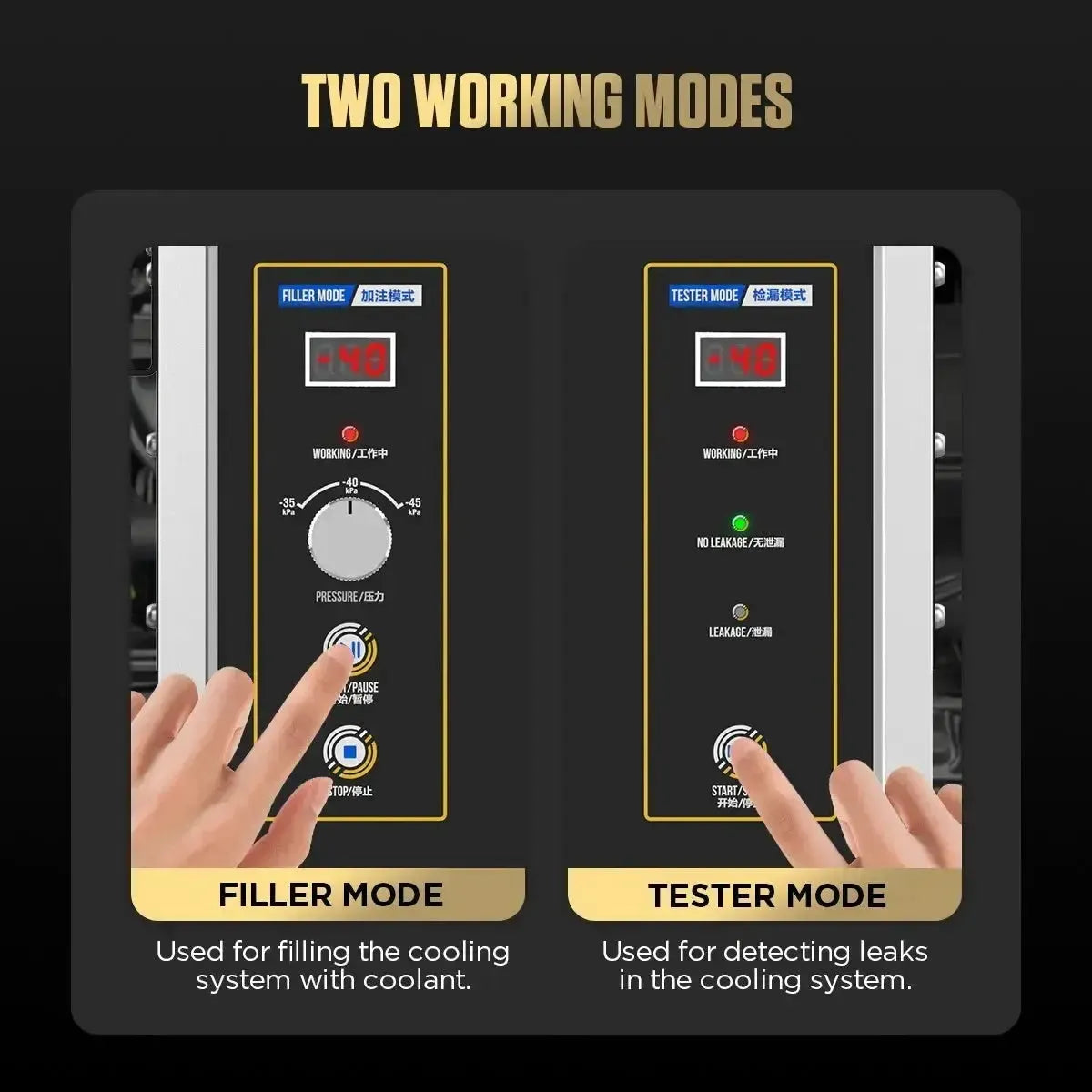 Autool SC301 | Tester płynu chłodzącego i odpowietrzacz