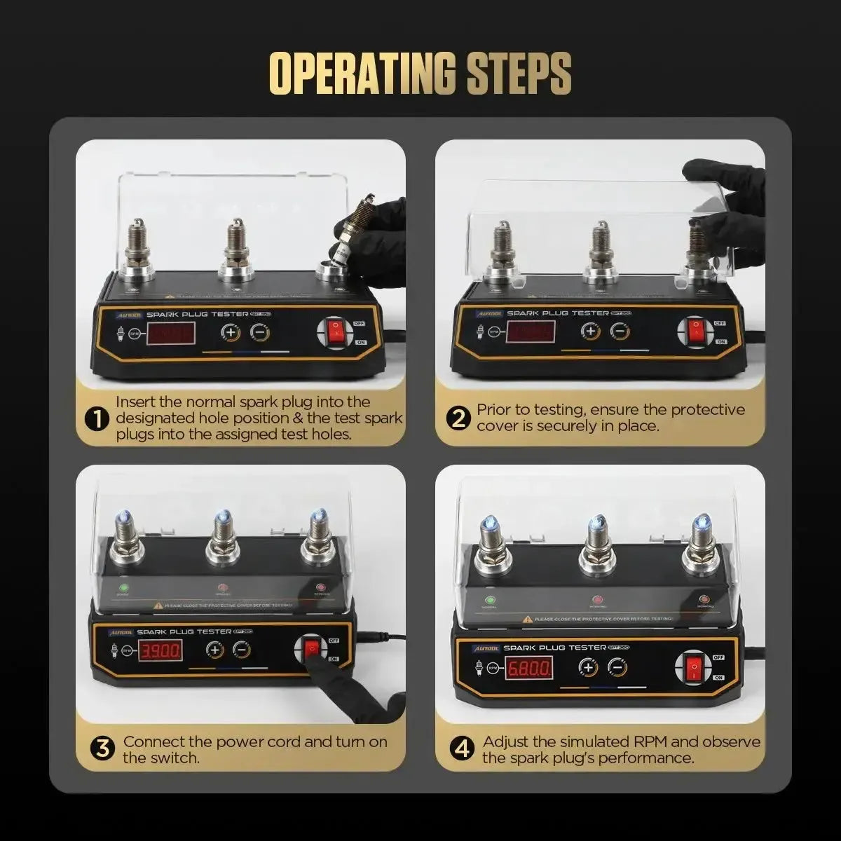 Autool SPT301 | Tester świec zapłonowych