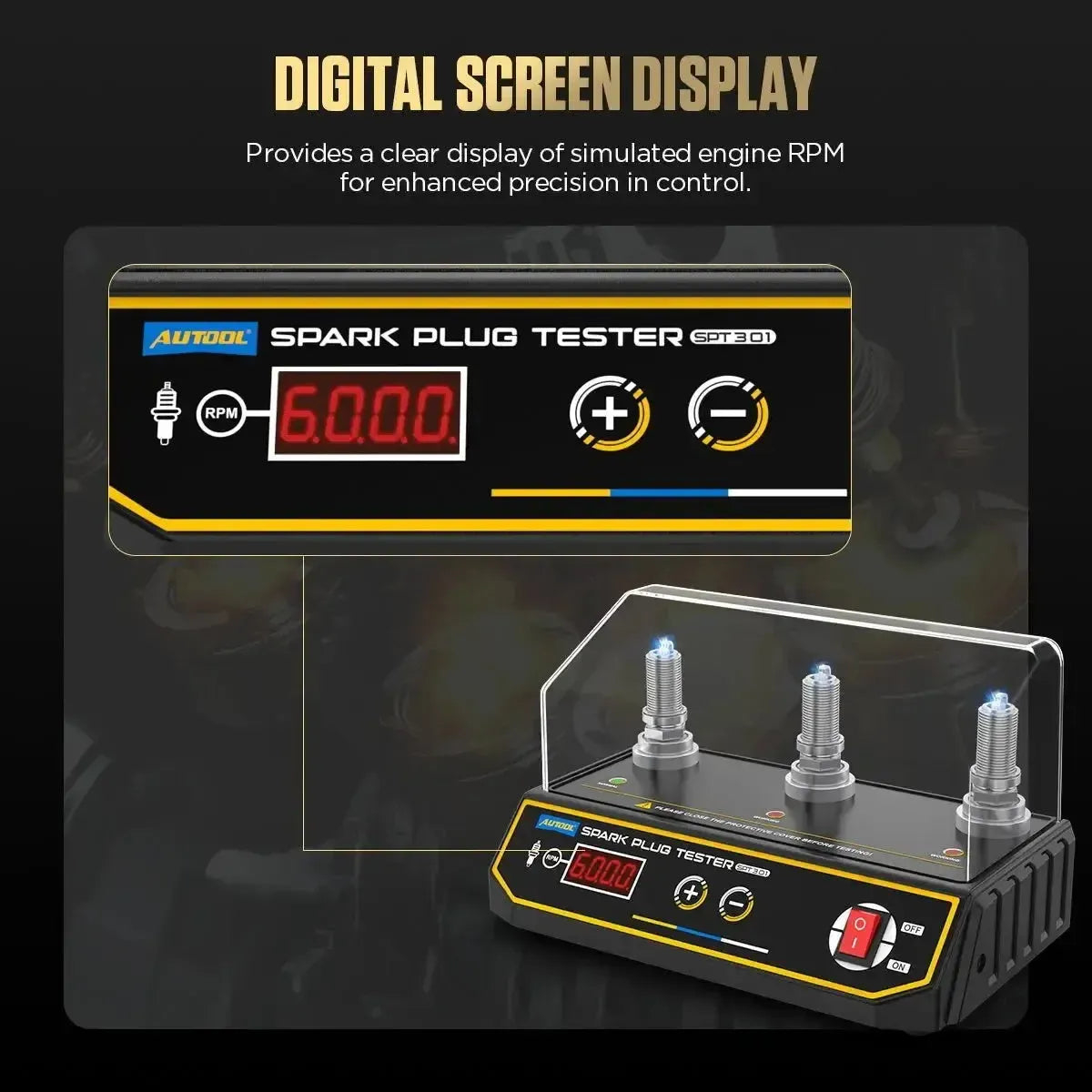 Autool SPT301 | Tester świec zapłonowych