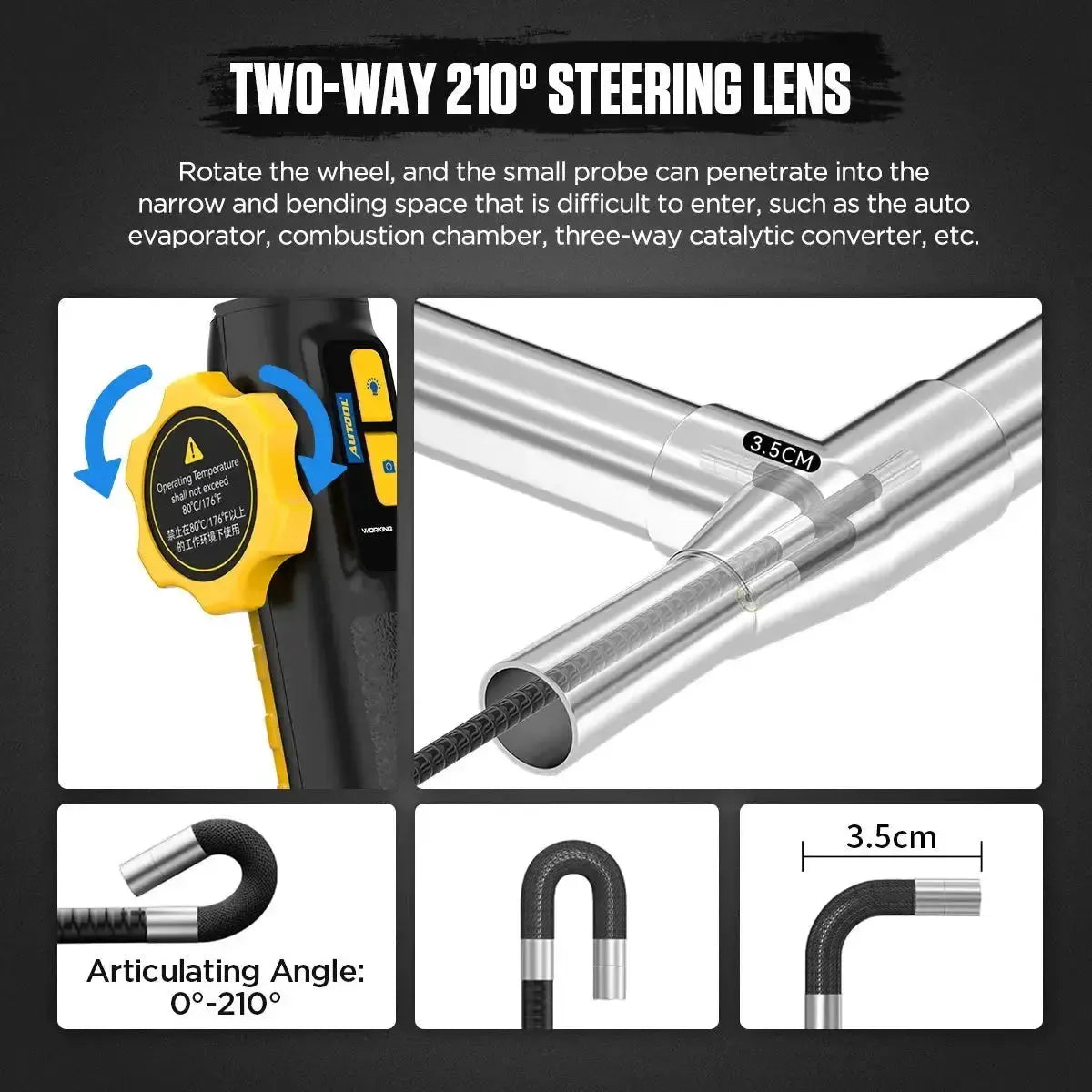 Autool SVB302 | Kamera inspekcyjna (6.35 mm)