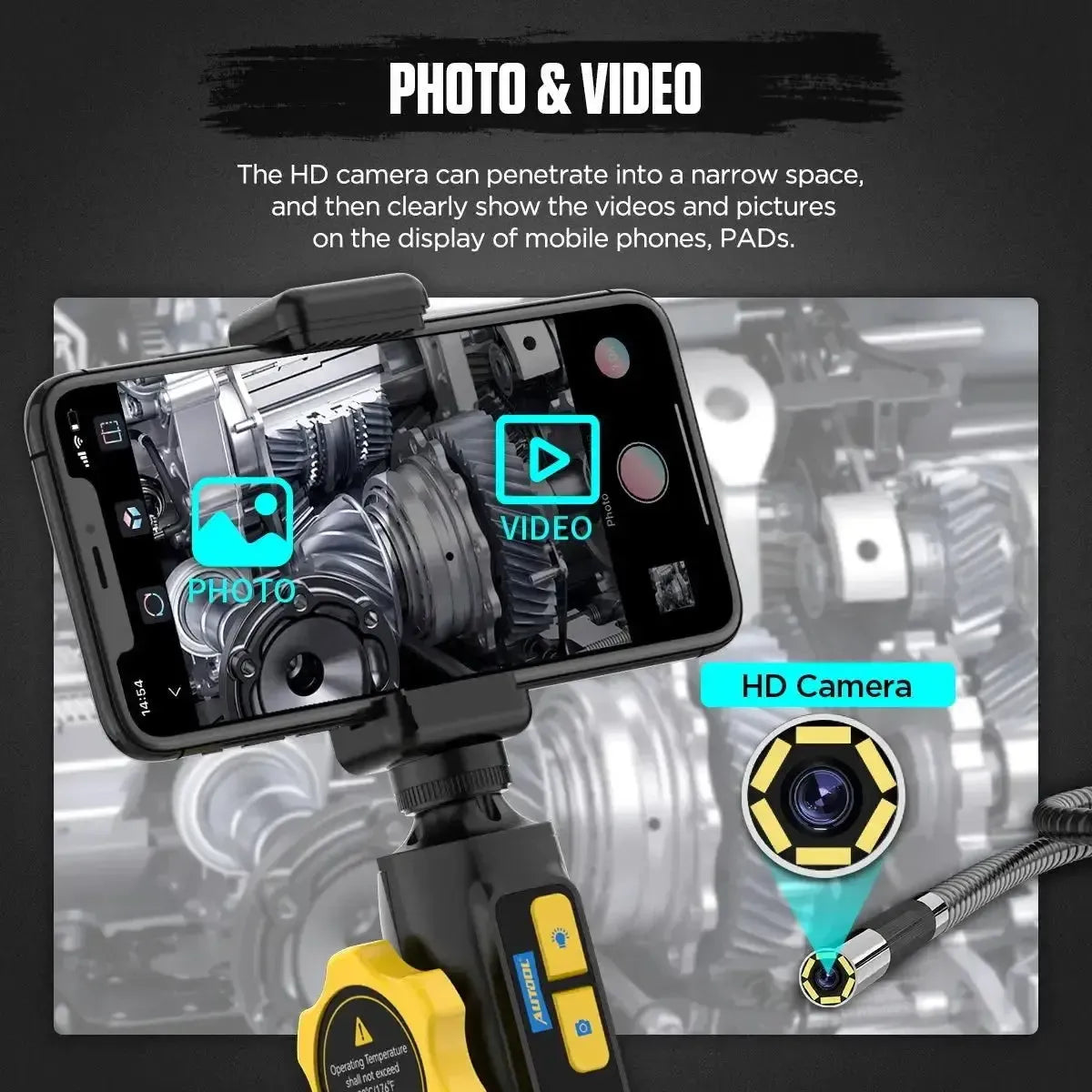 Autool SVB302 | Kamera inspekcyjna (6.35 mm)