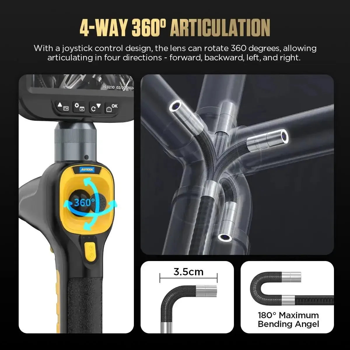 Autool SVB308 | Kamera inspekcyjna (6.2 mm)