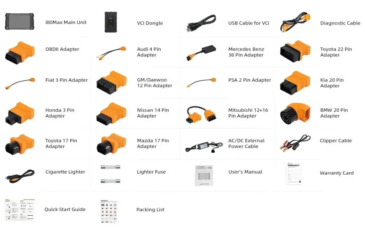 Foxwell I80 Max | Tester diagnostyczny | Samochód