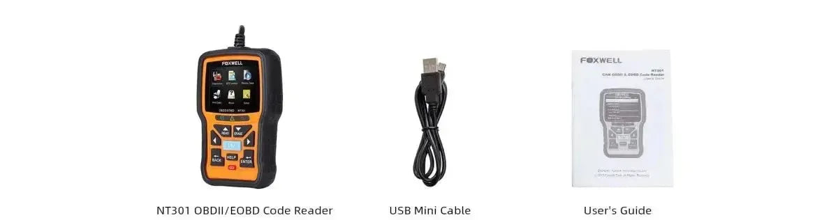 Foxwell NT301 | Czytnik błędów | Samochód