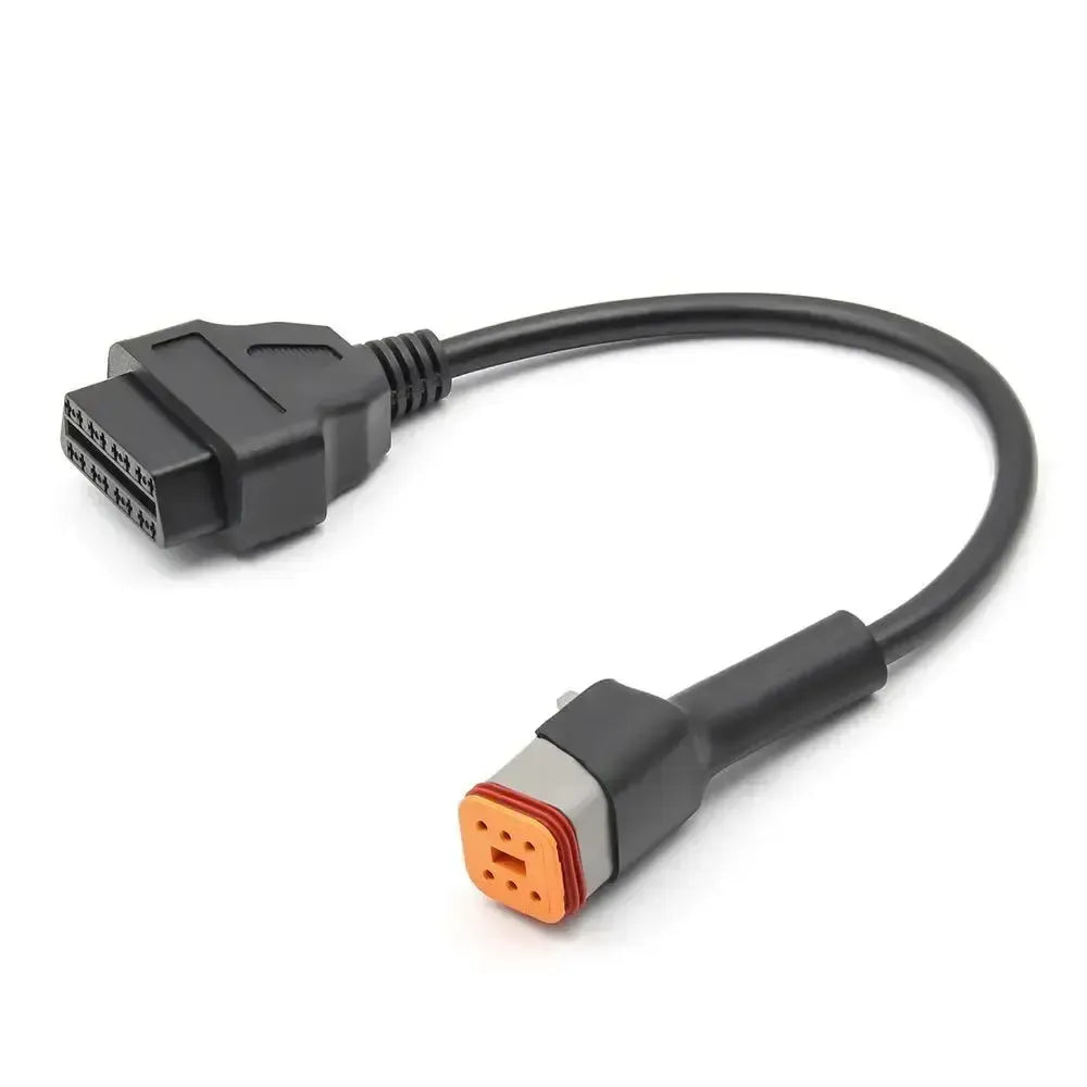 Harley-Davidson 6-pins OBD – 16-pins OBD2 Kabel adapter | Motocykl
