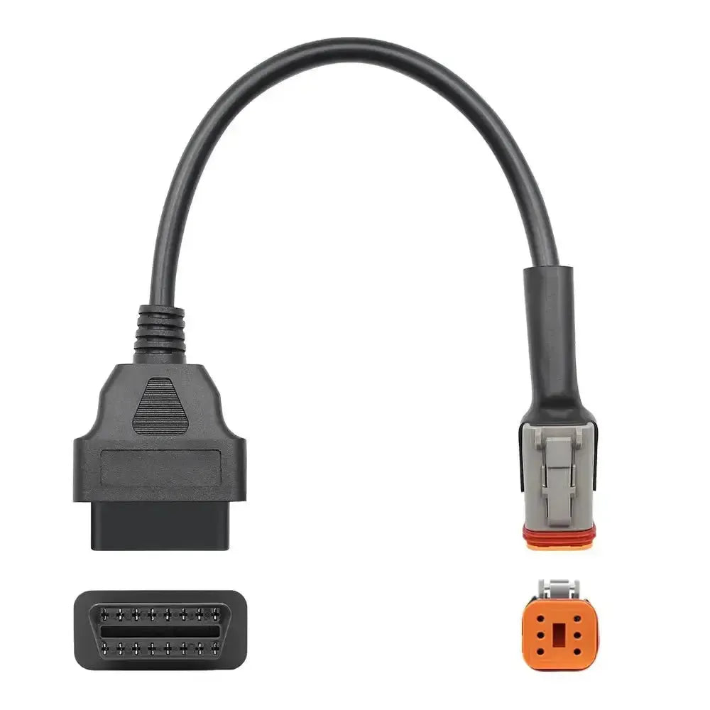 Harley-Davidson 6-pins OBD – 16-pins OBD2 Kabel adapter | Motocykl
