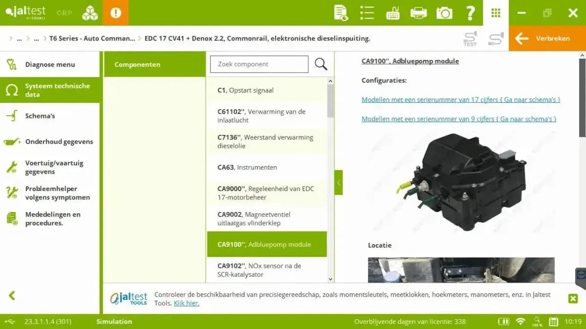 Jaltest AGV (Rolniczy) Tester diagnostyczny